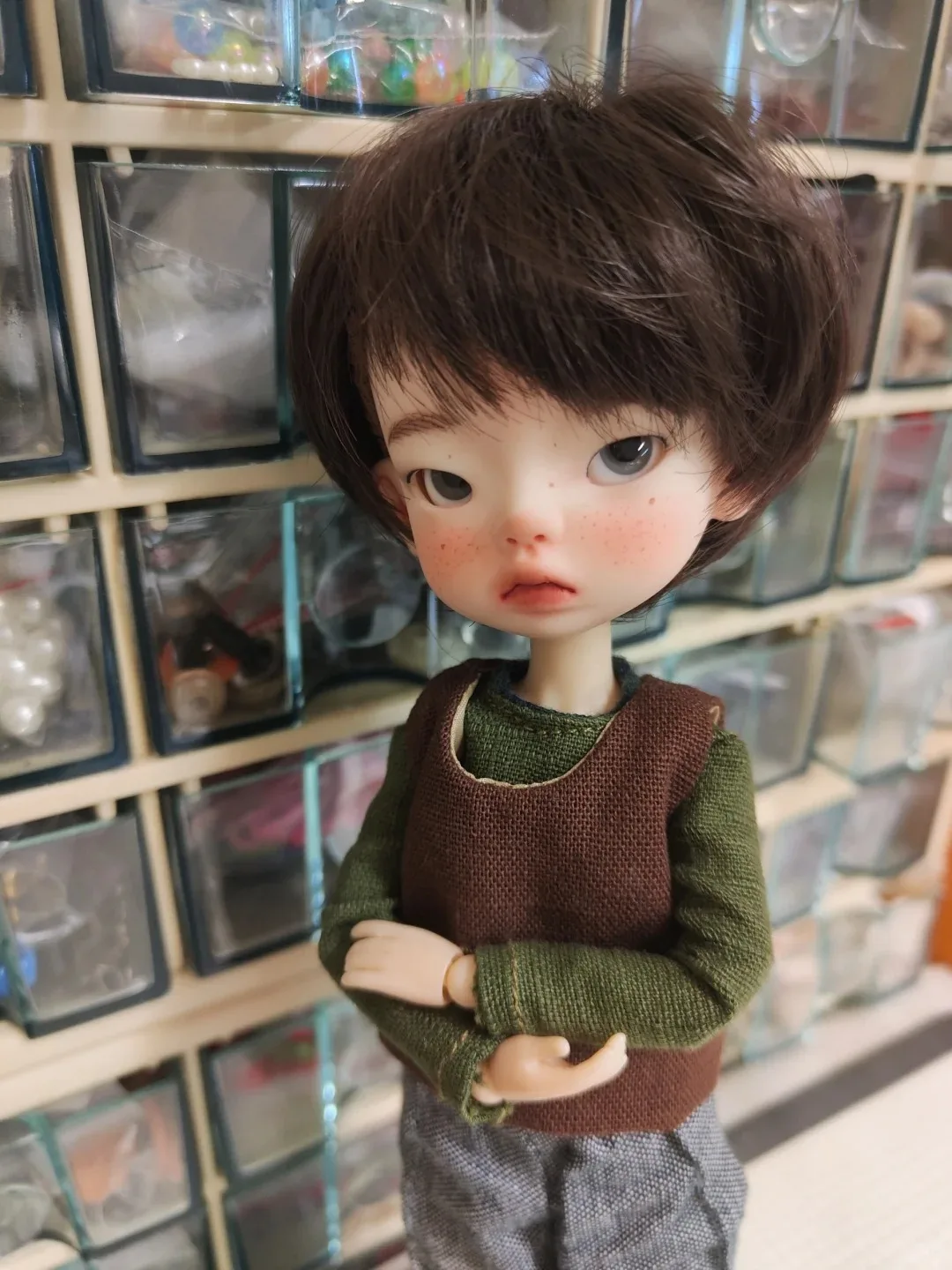 Qbaby 1/6 BJD Meng Doll 25cm Big Head Cute Fashion Makeup Articulated Joints - in Stock Fast Shipping with Free Gifts - Image 5