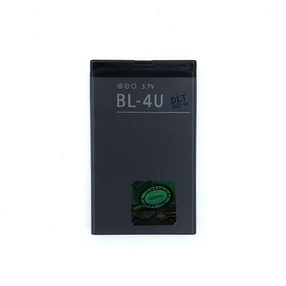 Wholesale Battery bl-4u for Nokia 8800 Arte 206 3120 5250 5330 5530 C5-03 E66 E75 bl 4u 1000mAh rechargeable high qulity Battery