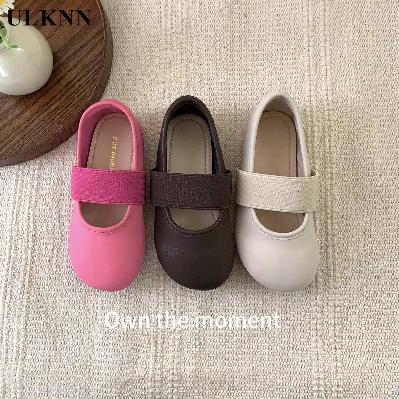 Girls' Shoes 2024 New children's ballet shoes Student Sweet Girl Treasure Princess Shoes All match children's Mary Jane flats