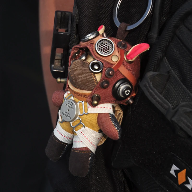 

Авиатор серии Yuppie Ретро персонаж собаки креативный плюшевый брелок кофе-компаньон