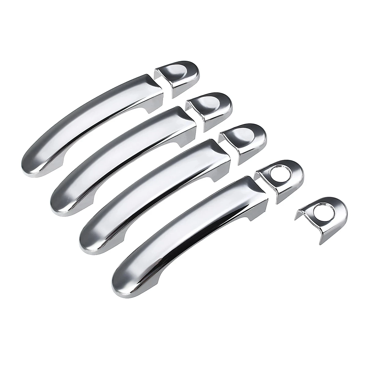 

9Pcs Set ABS Chrome Door Handle Covers Trim For TRANSPORTER T5 T6 CADDY VAN 2003-2015