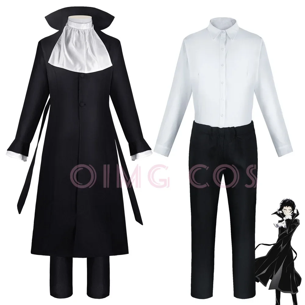 

Ryunosuke Akutagawa Cosplay Costume Bungo Stray Dogst Adult Anime Uniform Halloween Costumes men Game Character Outfit
