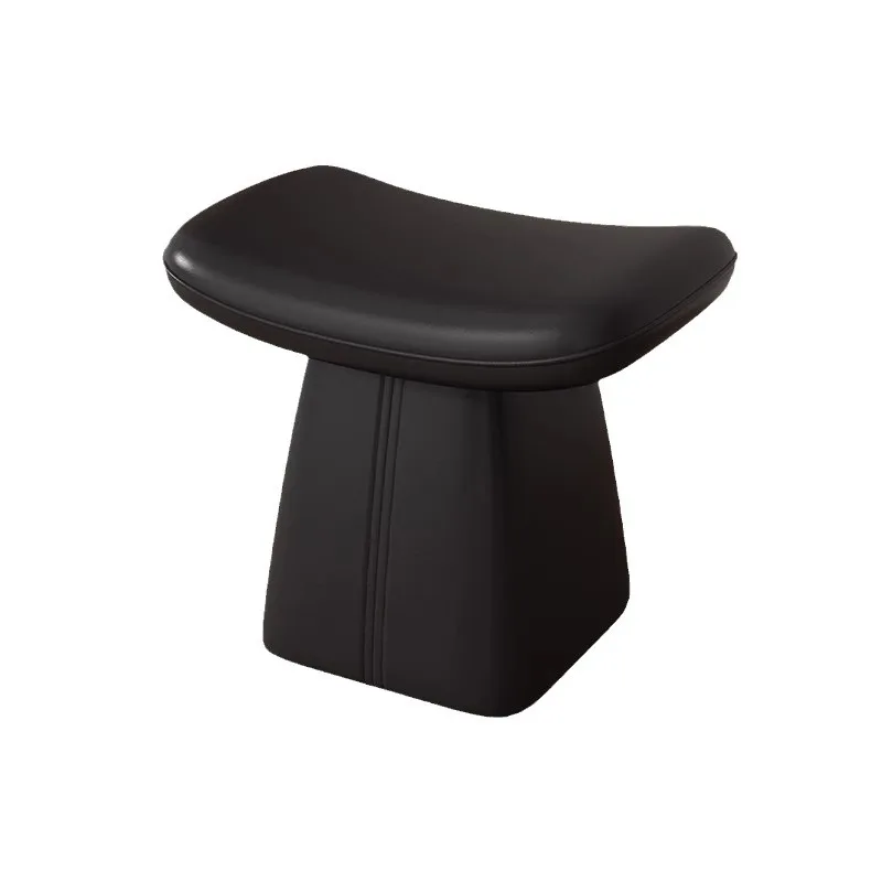 

Nail art soft seat leather art seat pier household light luxury shoe changing stool