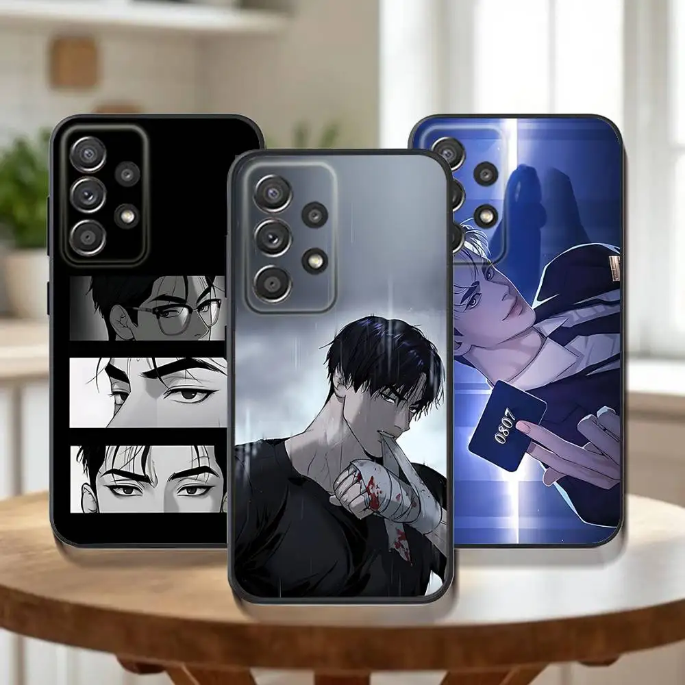 

comics Joo Jaekyung Phone Case For Samsung Galaxy A73,31,32,72,41,53,52,71,22,5G,Note,J7,8,9 Soft Black Cover