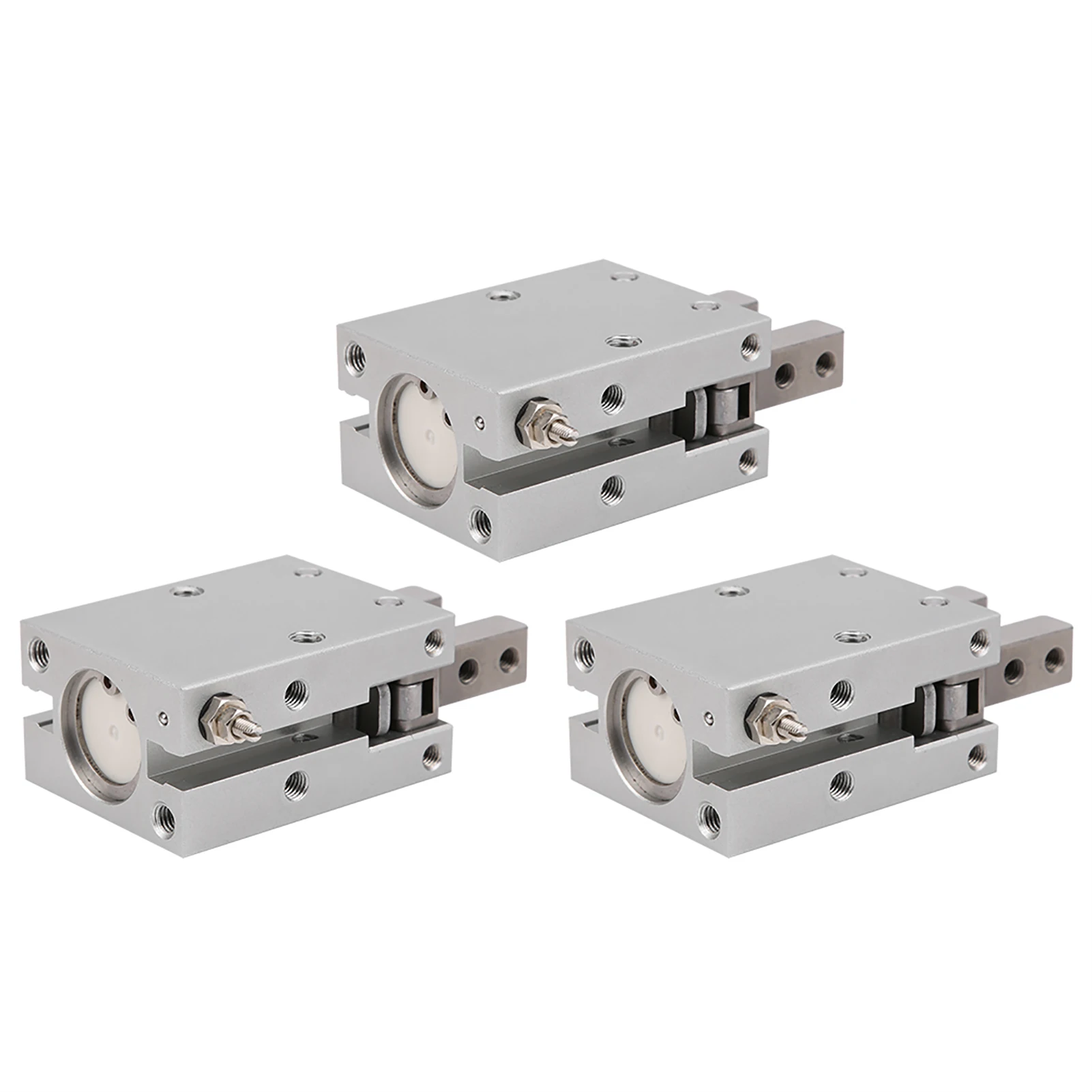 Silinder Pneumatik Udara MHZ2 Silinder MHC2 Silinder Jari Pneumatik Aksi Tunggal Ganda Udara Presisi Tinggi