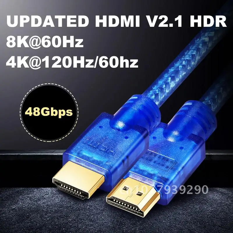 

Shuliancable HDMI-compatible 8K@60Hz 4K@120Hz/60Hz ARC HDR RGB 4:4:4 48Gbps HDCP2.2 for Splitter Switch PS4 TV xbox Computer