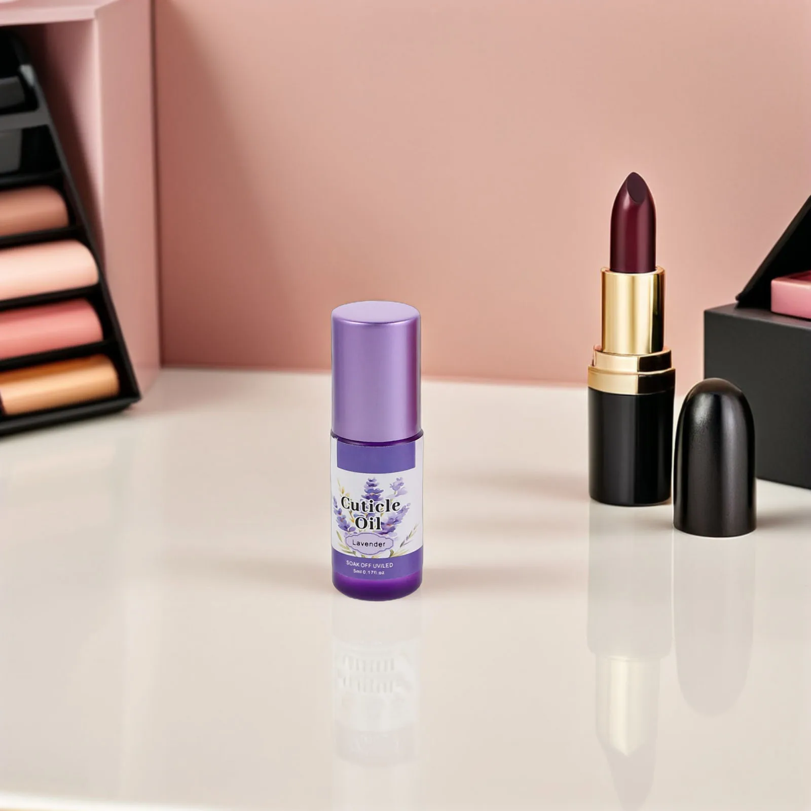 

6Pcs Rollerball Cuticle Oil Natural Nourishing Formula for Hydrating Nail Bed Repairing Cracked Cuticles Nail Strengthener