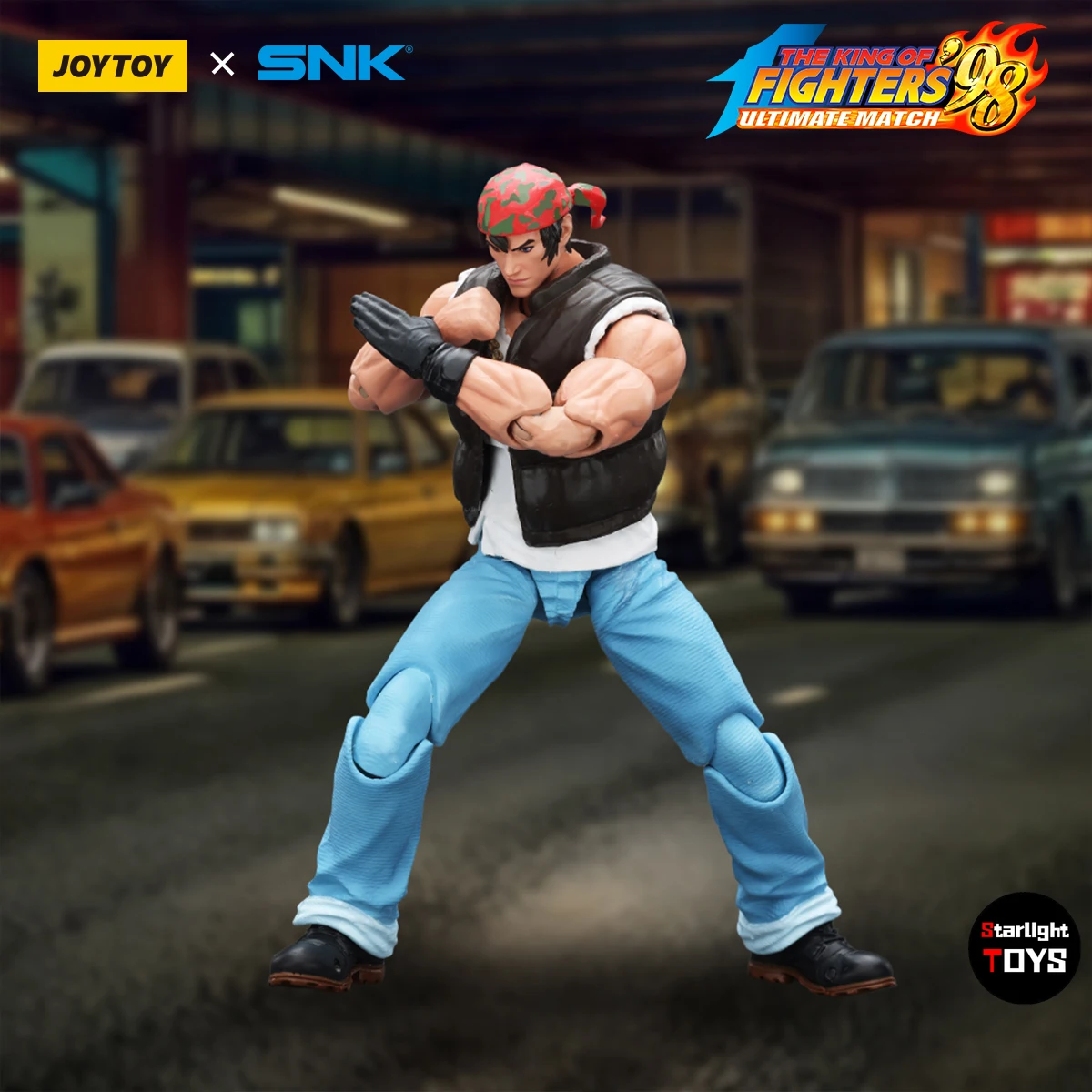 

【Pre-sale】JOYTOY 1/18 Action Figure SNK KOF'98UM Ikari Warriors Team Ralf Jones Model Toy Gift