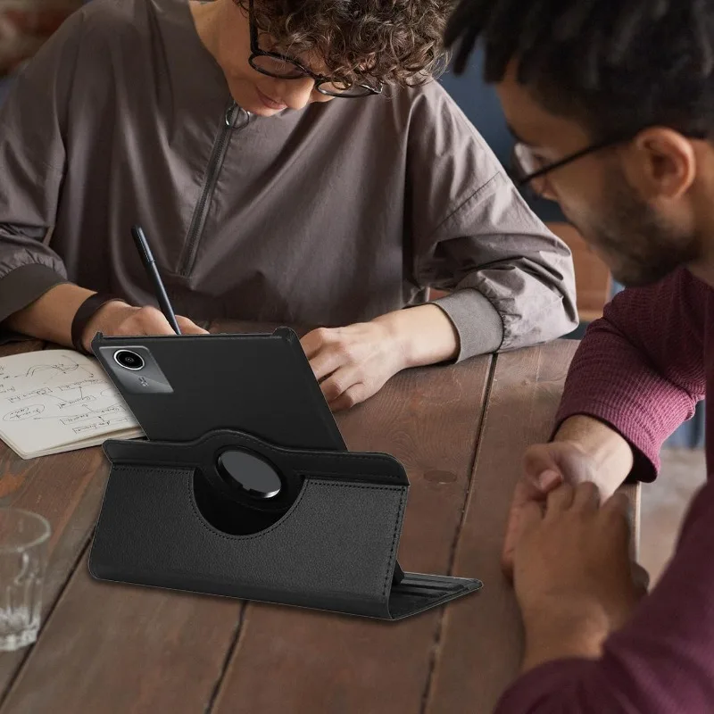Obrotowy o 360 stopni futerał z podstawką do tabletu Lenovo Xiaoxin Pad 2024 2025 11" Tab M11 TB331FC/330FU/336f z funkcją automatycznego usypiania i budzenia Funda — zdjęcie produktu 5