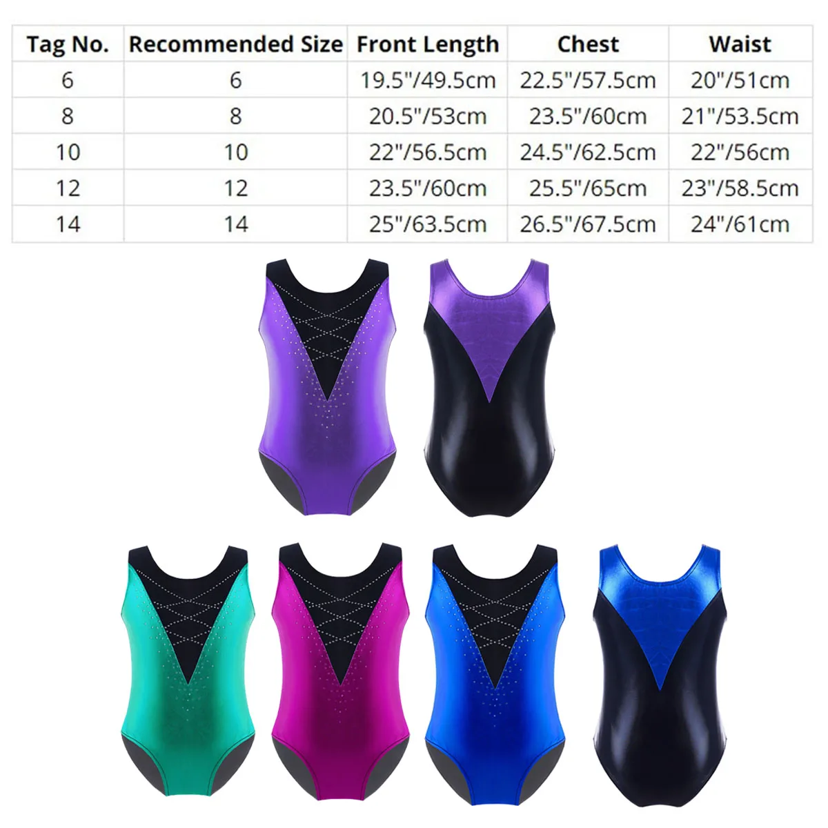 Kids Girls Sequins Ballet Dance Leotard Gymnastics Bodysuit Dancewear Sleeveless Mesh Diamonds Figure Ice Skating Clothes