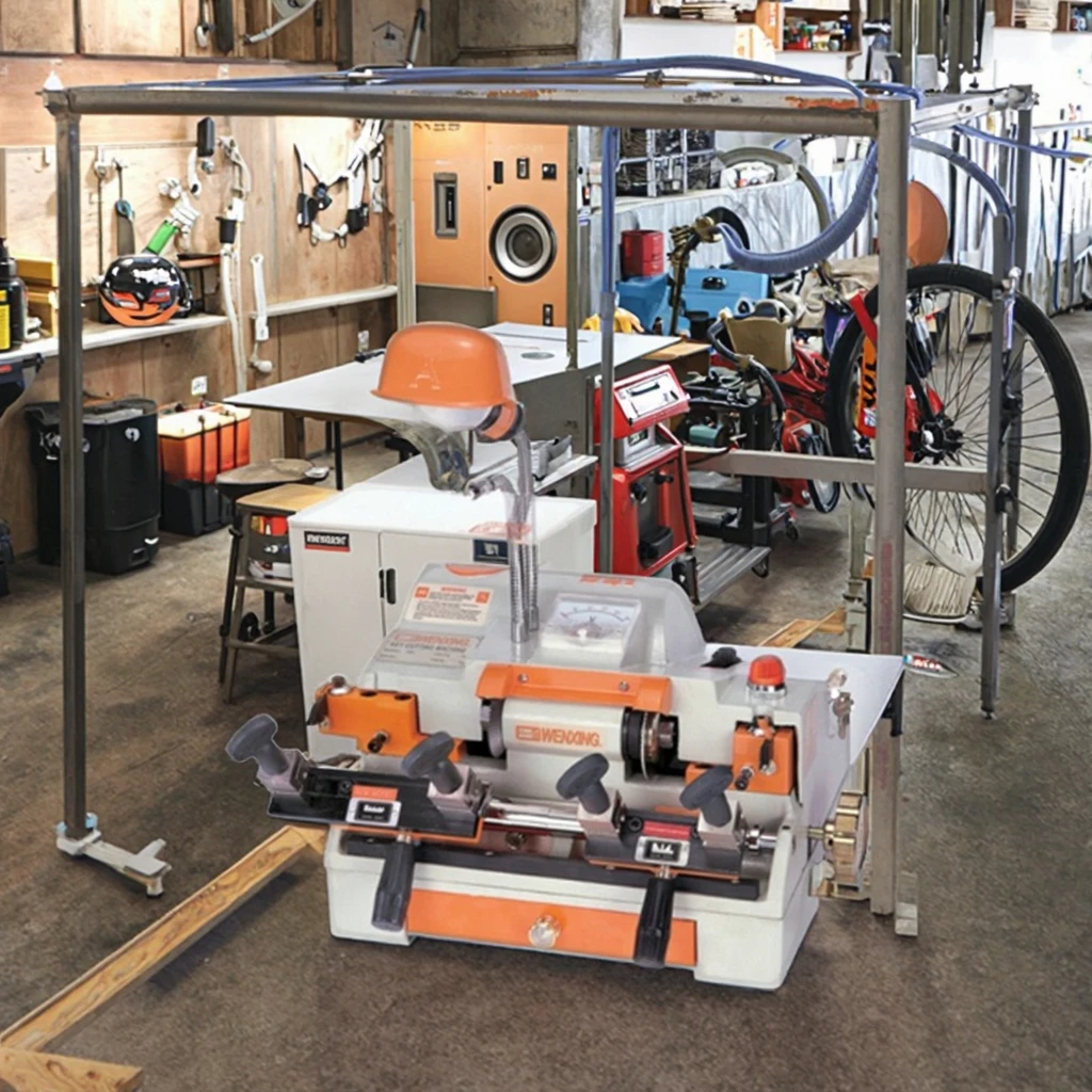 Hoge kwaliteit Wenxing 100-A2 sleutelsnijmachine voor geavanceerde multifunctionele dubbele sleutel kopieersnijmachine