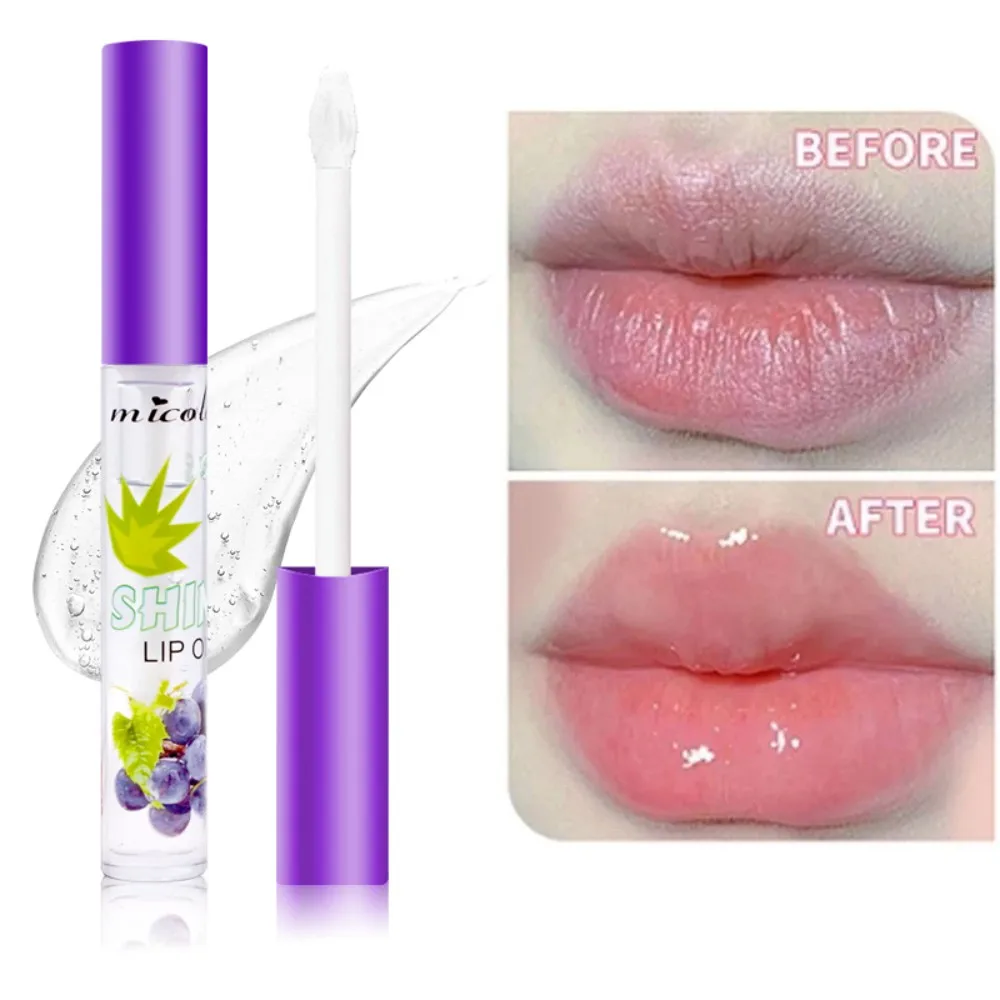 مرطب الشفاه النفط الأسطوانة لمعان ترطيب مغذي الشفاه بلسم شفاف عديم اللون الفاكهة الأفوكادو العناية بالشفاه #4