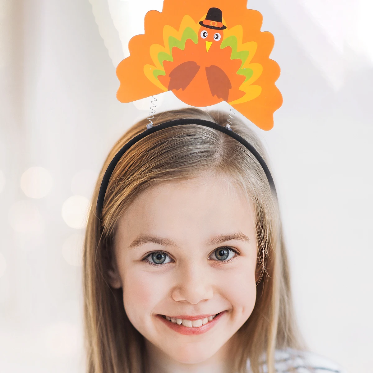 

3 pcs Turkey Headband Party Hair Hoop Thanksgiving Day Accessories Lightweight Comfortable Funny Photo Prop Costume Party Hat