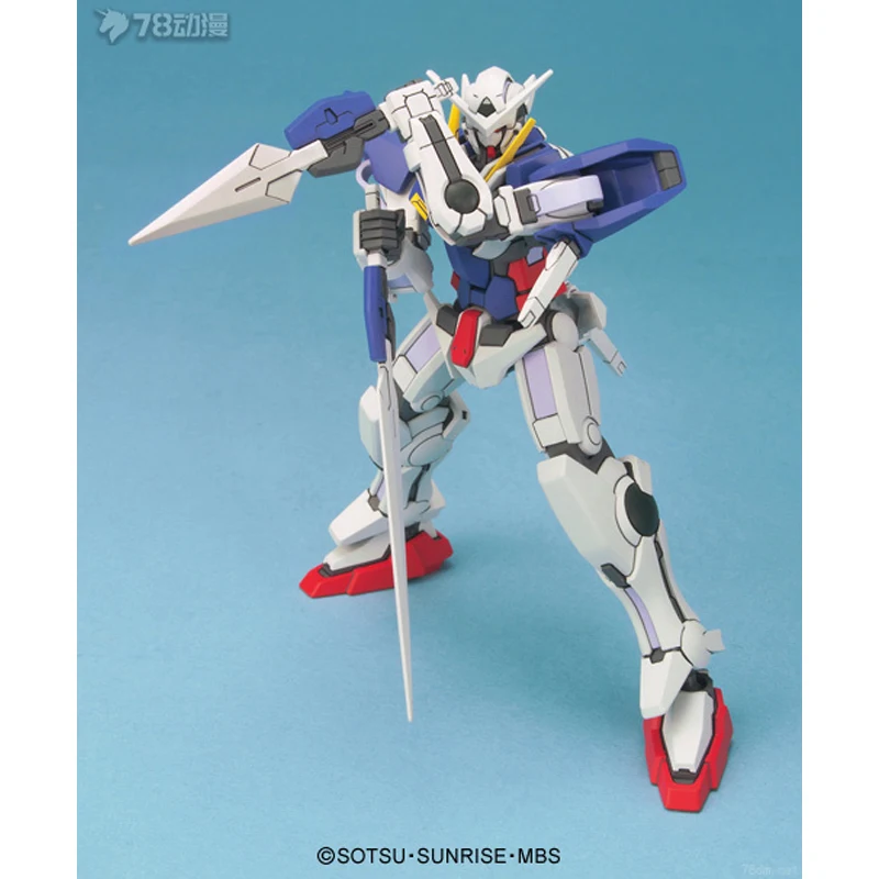 BANDAI ORIGINAL FG GUNDAM OO GN-001 KÖNNEN ENGEL GUNDAM Anime Action Figure Montage Modell Spielzeug Sammeln Modell Ornamente Geschenk
