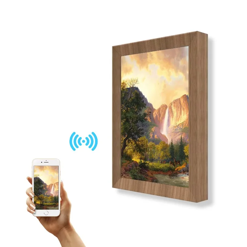 Trending Products New Arrivals Digital Nft Photo Frame Wifi App Commercial Nft Screen Display Digital Art Crypto Frame