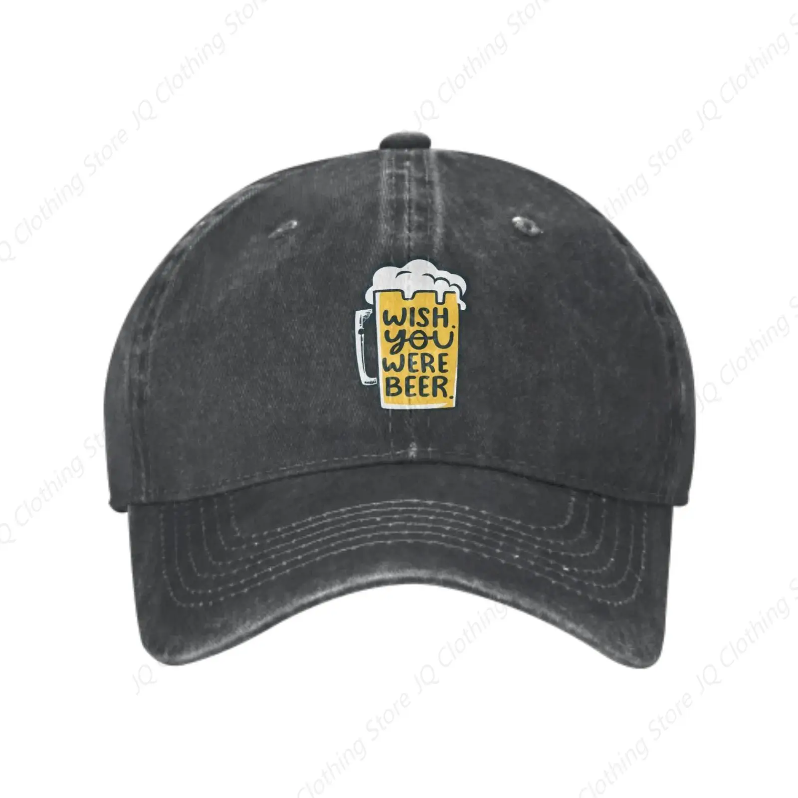 Wish You Were Beer Fashion Classic Cotton Trucker Hat Summer Dad Cowboy Cap Outdoor Leisure Basketball Caps