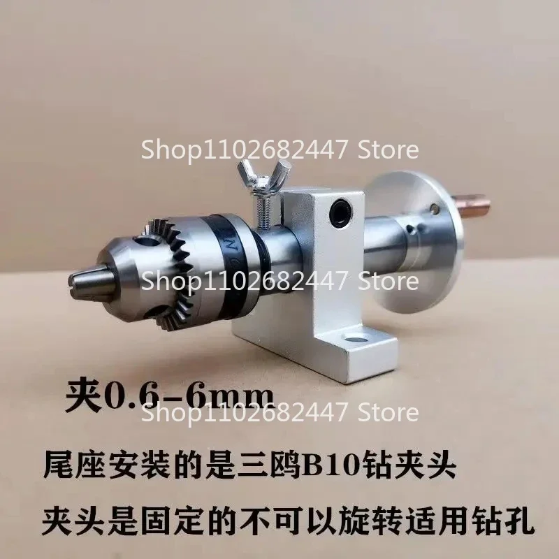 Live Torno Centro Cabeça com Chuck Faça Você Mesmo Acessórios para Mini Torno Máquina Centro Giratório Ferramenta de Carpintaria