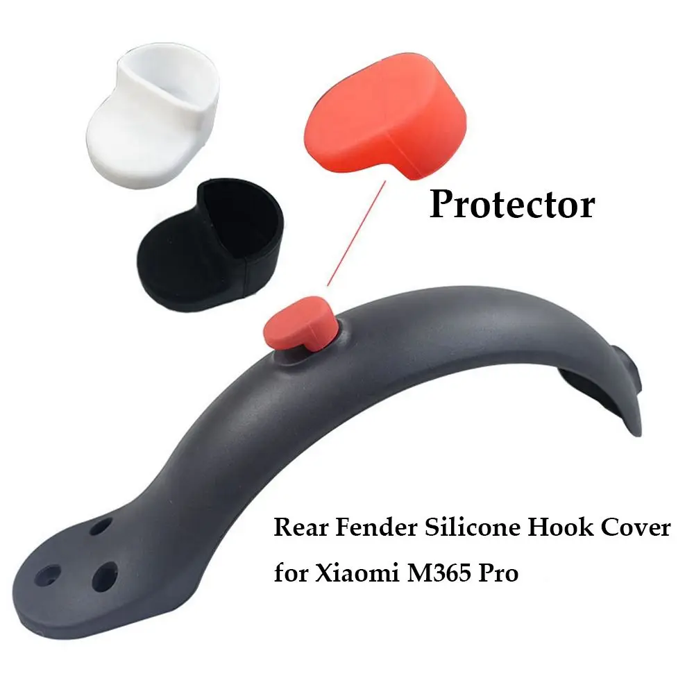 for Xiaomi M365Pro Scooter M365 Accessories Sleeve Cap Back Mudguard Shield Silicone Hook Cover Rear Fender Parts