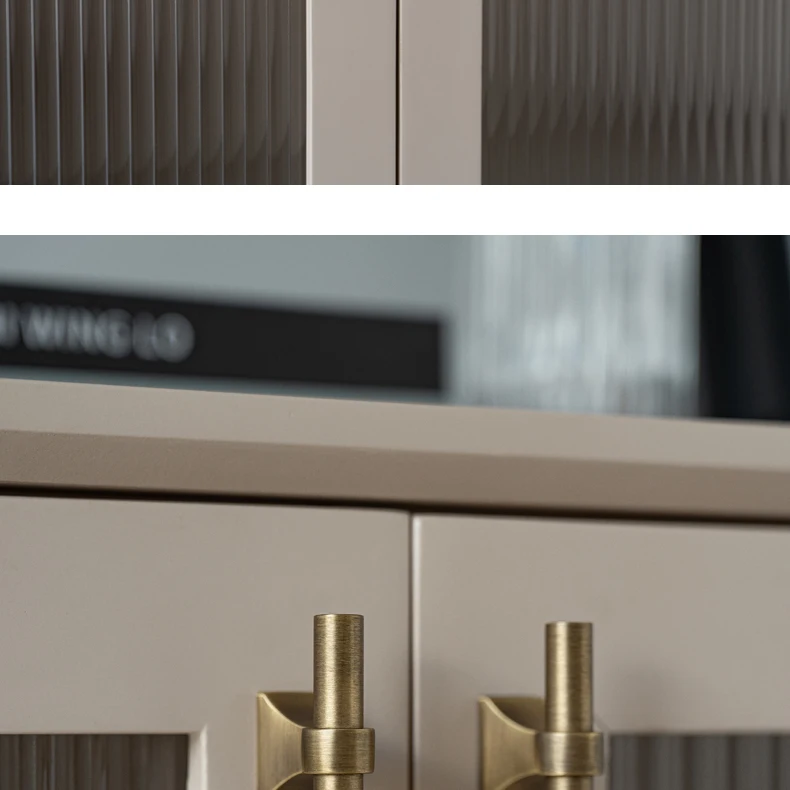 Antique brass drawer handle and T knob — supplier illustration 12