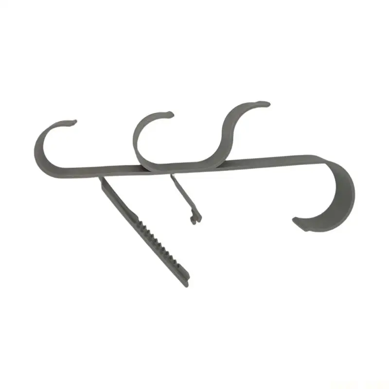 U2JB Pool Fence Hanging Hook for Poolside Storage, Multiple-Hook Pool Tool Organizers Hanger for Poles, Net, and Cleaning Tool