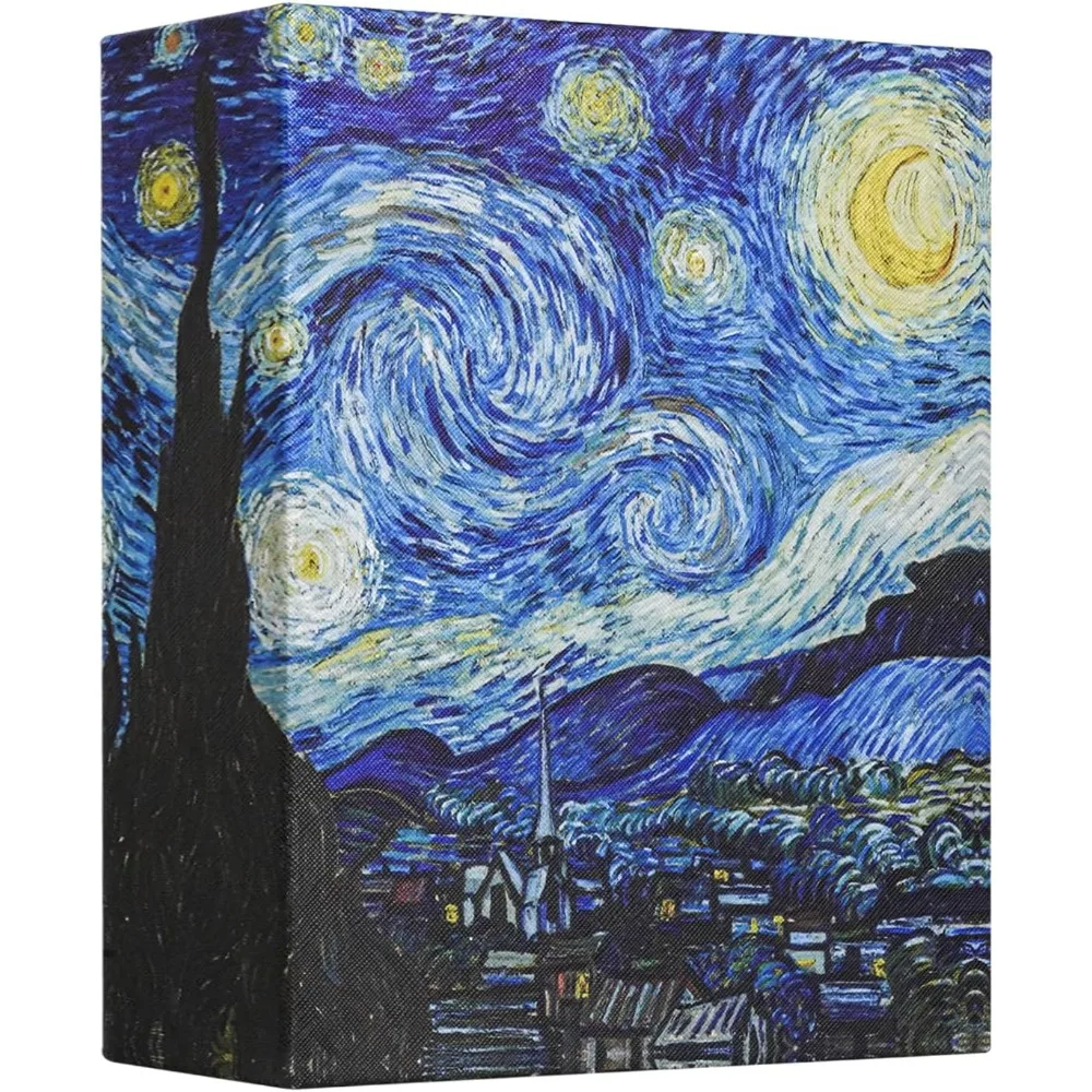 

Photo Album 4x6 with 50 Pockets, Small Picture Album with Premium Leather Album Cover, Slip-in Mini Picture Book for Family Wedd