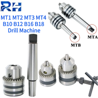 High Quality Morse Tapper Shank Drill Chuck MTA MTB MT1 MT2/3/4 B10 B12/16/18 0.6-6/1-10/1-13/3-16/5-20 for CNC Drill Machine