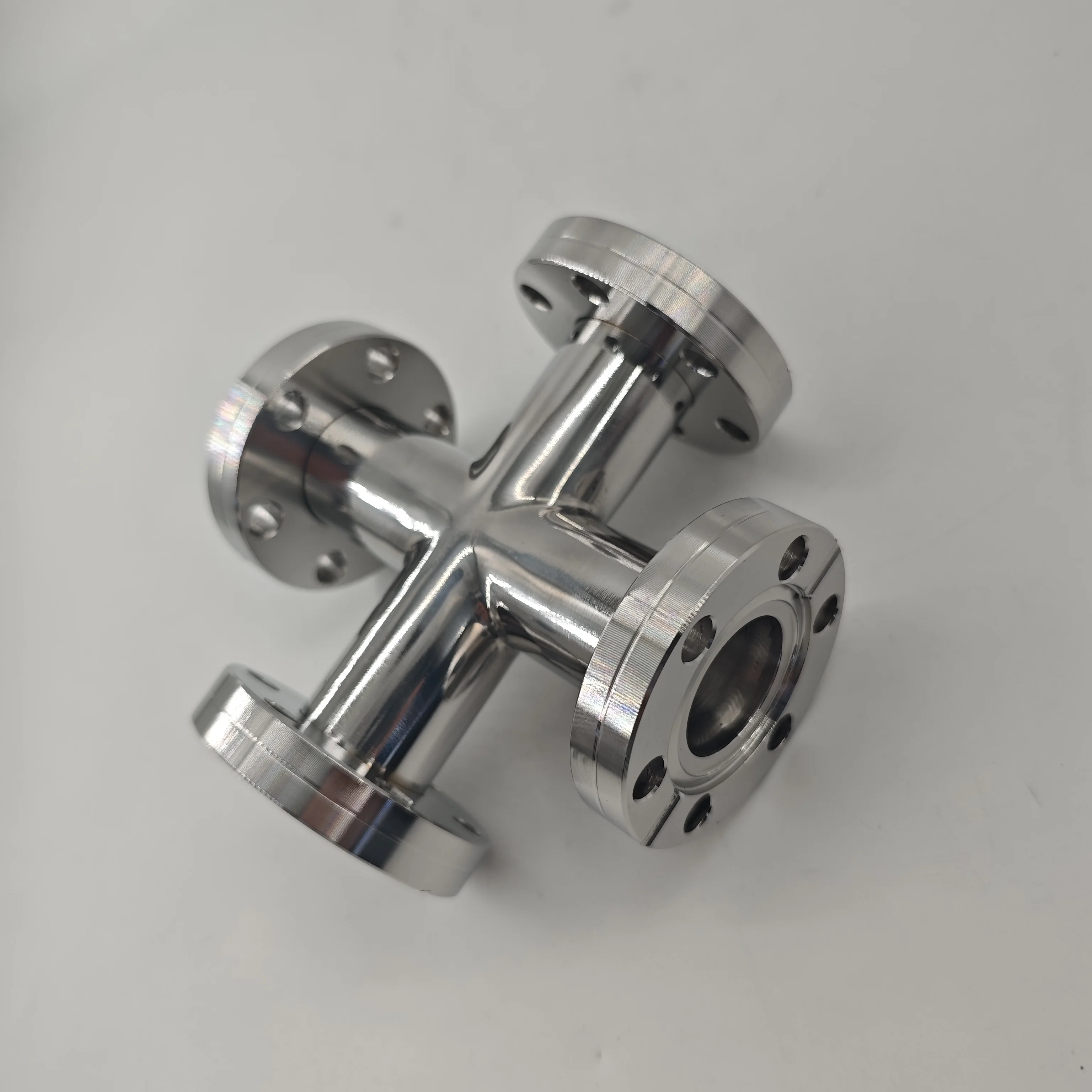 CF vacuum flange elbow, CF tee, CF cross, vacuum flange fittings CF16, CF25, CF35, CF50，CF63，CF100