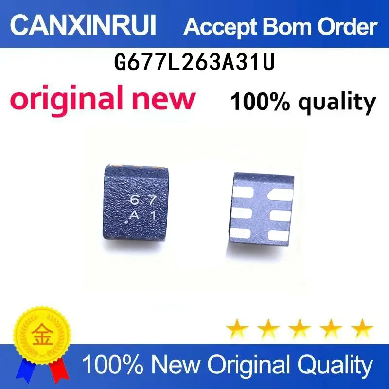 (5-100 Pieces) G677L263A31U silk screen 67 QFN-6 brand new in stock