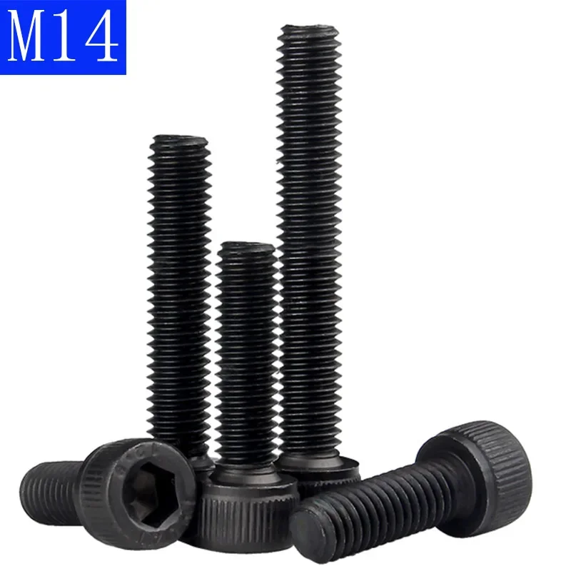 M14 - 2   ( 14mm )  Black 12.9 Grade Alloy Steel Allen Hex Socket Cap Head Screw DIN 912 Bolts 14mm