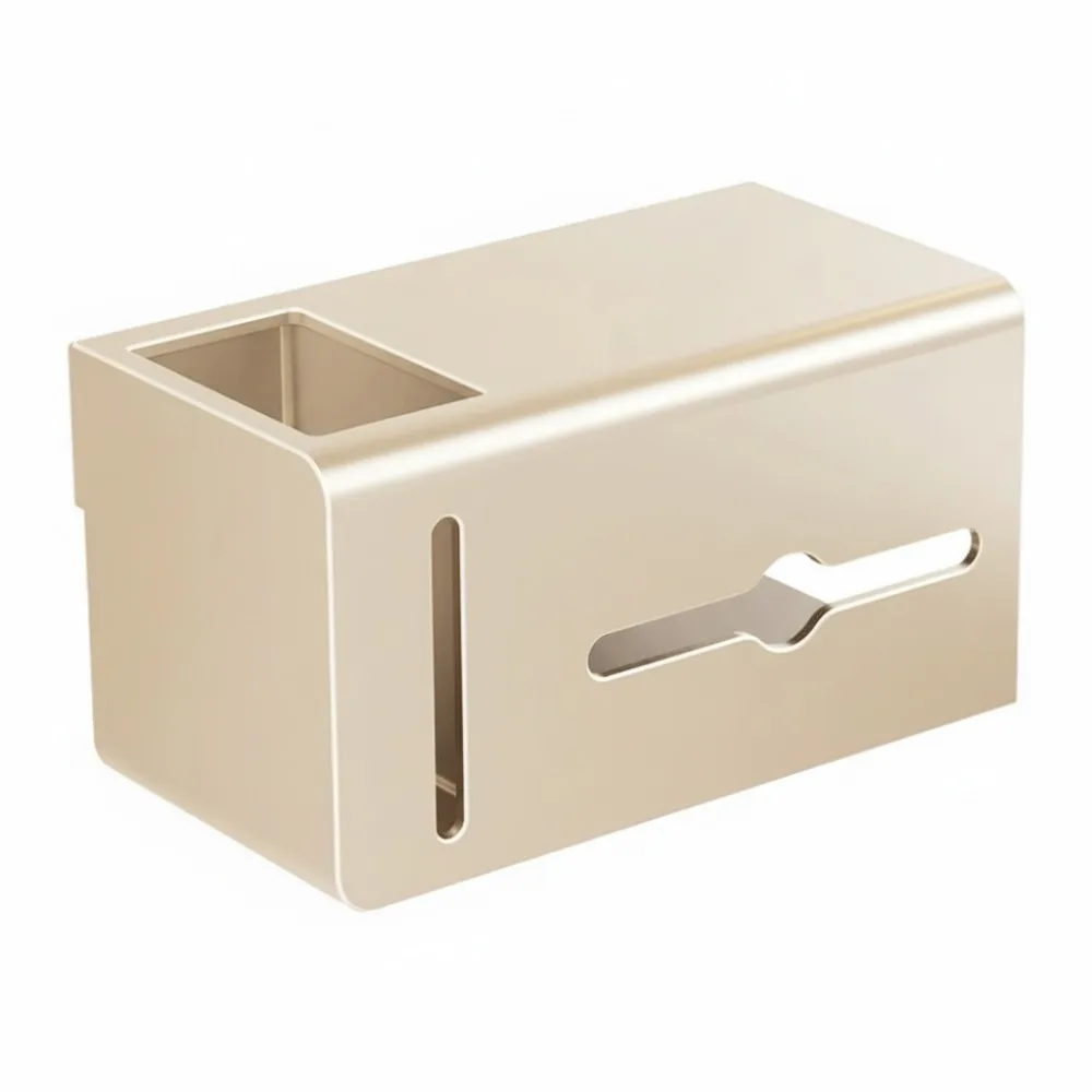 

Carbon Steel Toilet Paper Holder Wall Mounted Waterproof Toilet Paper Box Punch Free with Trash Bag Holder Tissue Rack Restroom