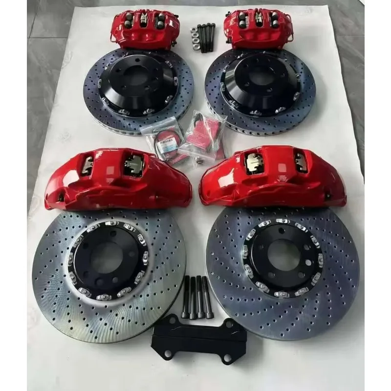 High Quality Red 10N Car Big Brake Caliper Kit 10 Pot 420mm Disc Rotor