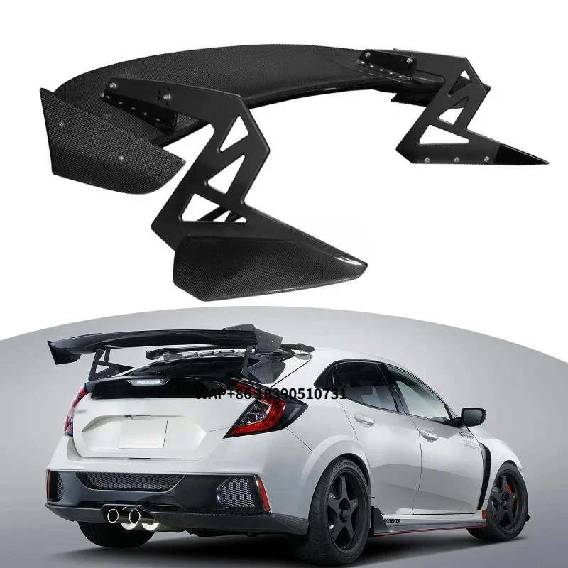 

3D Style New Carbon Fiber Rear Wing Spoiler for Si Fc 10Th 2016 2017 2018 2019