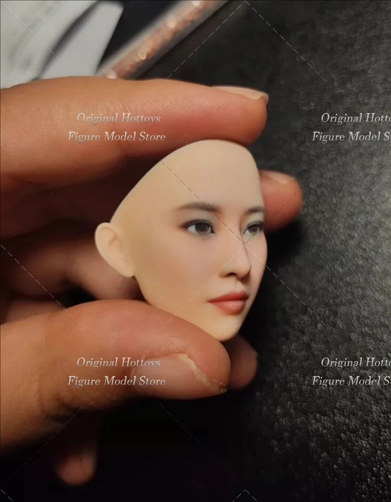 Sculpture de tête de soldat pour femmes, échelle 1/6, cristal Liu, Style classique, Sculpture de tête de beauté adaptée au corps de figurine d'action de 12 pouces, en Stock