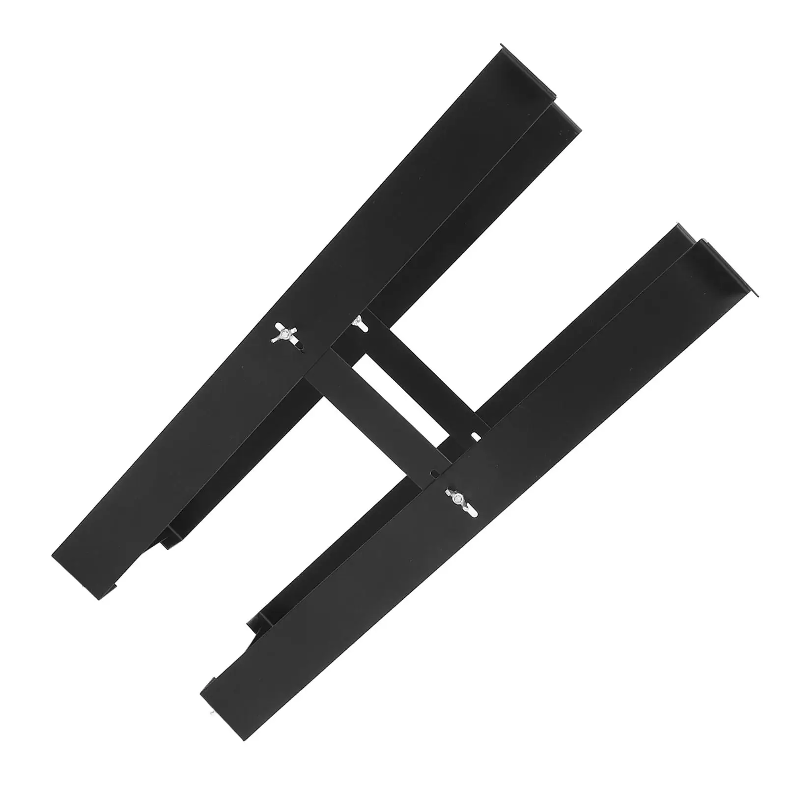 

Desktop Computer Host Hanger Stand Bracket Adjustable Height Width Strong Bearing PC Mount Under Desk Monitor Stand