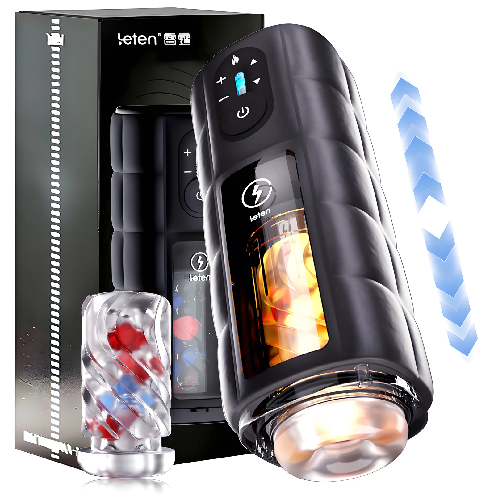 Leten Male Masturbator Sex Toy for Men Auto Thrusting Piston Stroker Brushless Motor Fast Heating Sleeve Adult Sex Toy For Man