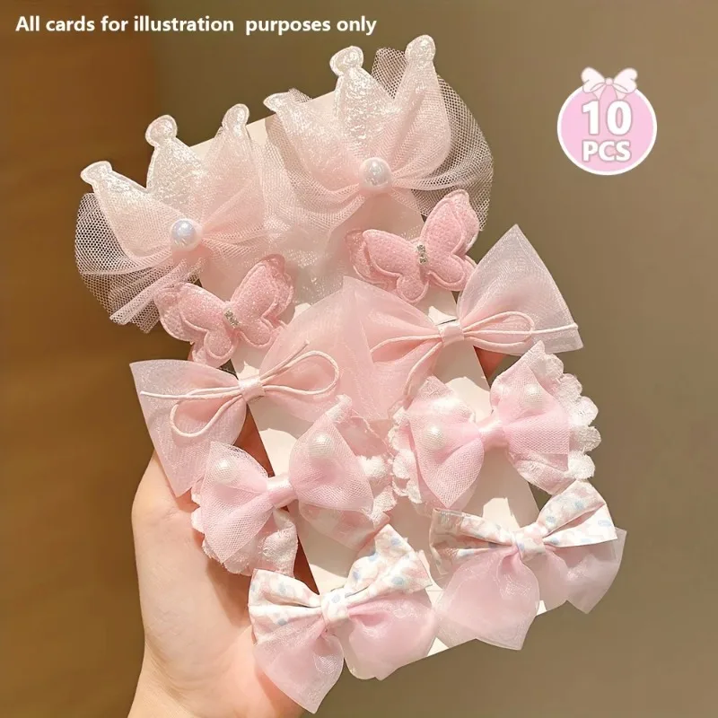 

10 Pieces /set of Sweet Pink Hairpins Are Cute and Versatile Lovly