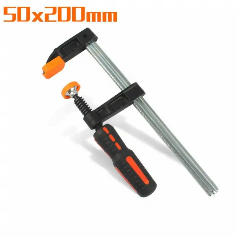 8inch German F Shape Steel Bar Clamp for Woodworking, Heavy Cast Iron F Clamp Great Tools for Hobbyists