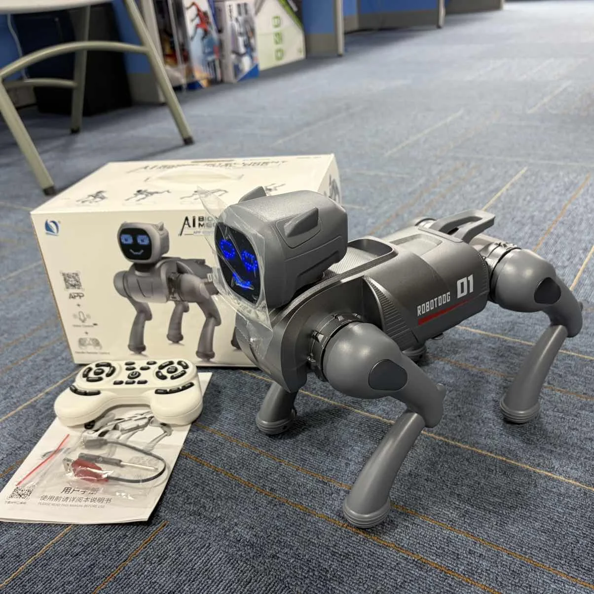 Inteligentny Robot Pies 2.4G APP RC Programowalny Pies Śpiewający Tańczący Sterowany Głosem Wielofunkcyjny Mechaniczny Pies Zabawka Prezent