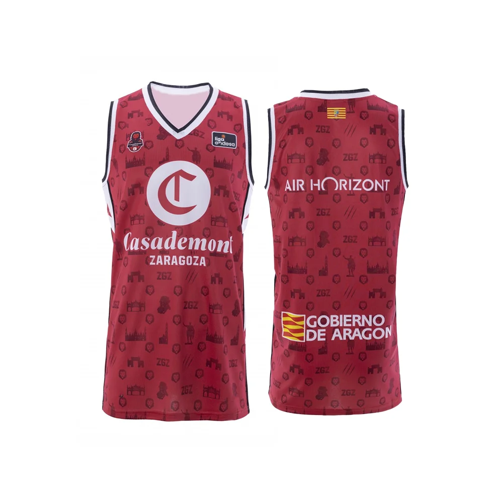 24/25 Spain Basketball Training Jerseys Sports Jerseys Must-have Jerseys For Fans Zaragoza City 3D Printed Sports Jerseys