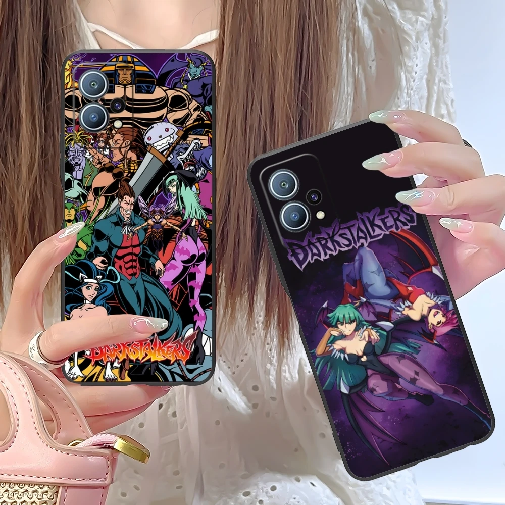 Darkstalkers Morrigan Mobile Cell Phone Case for Huawei P60 P50 P40 P30 P20 P10 P9 P8 Pro Lite Plus Black Soft Phone Cover Shell