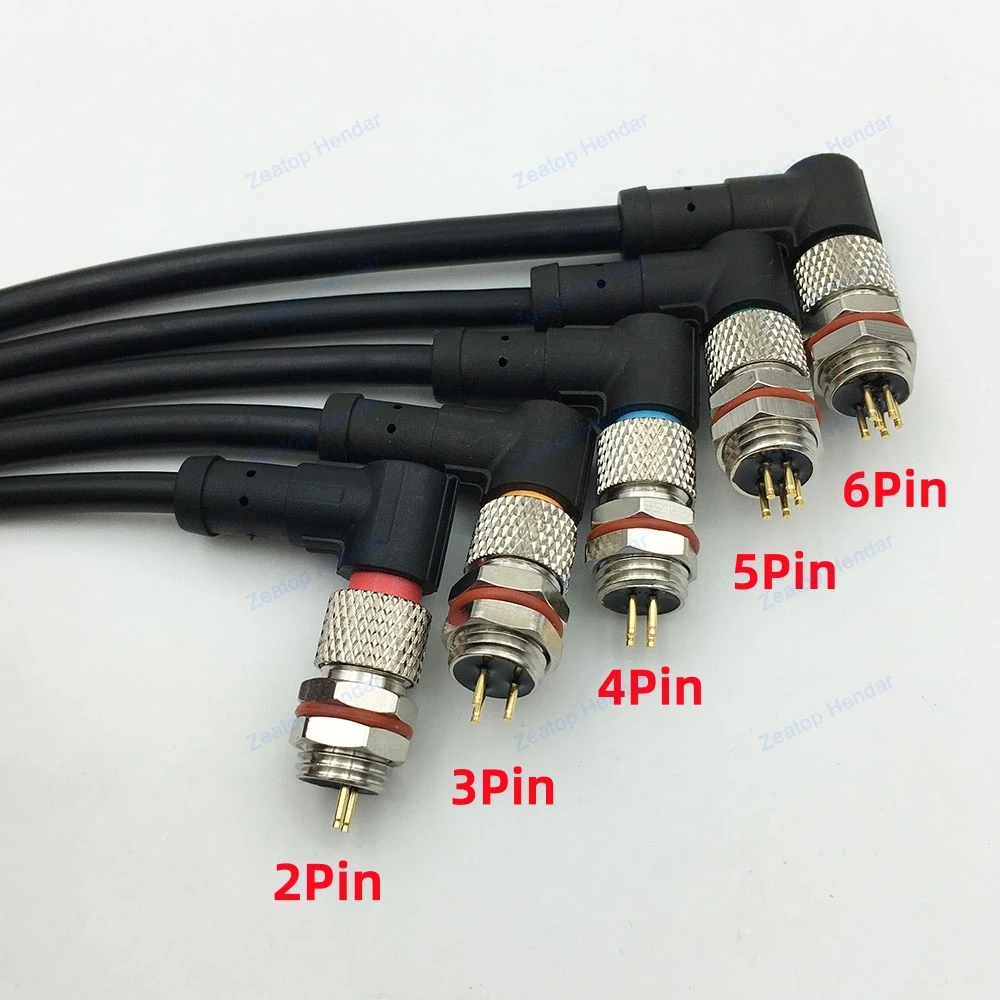 M8 مجموعة المسمار المعدني ، المكونات الإناث مع كابل 50 سنتيمتر ، استشعار مأخذ الذكور ، سلك إشارة الطاقة ، IP67 مقاوم للماء ، 2 دبوس ، 3 دبوس ، 4 دبوس ، 5 دبوس ، 6 دبوس ، 1 مجموعة ، الزاوية اليمنى #3