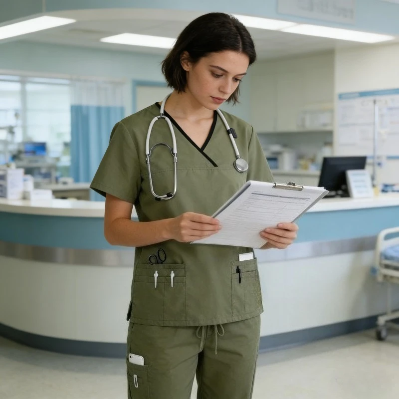 Operating Room Quick Dry Cleaning Hand Clothes, Neutral Brush Hand Clothes, Summer Breathable Medical Staff Work Clothes