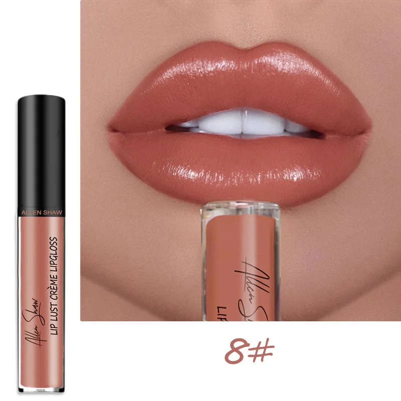 12 Kleuren Sexy Vrouwen Lippenstift Waterdichte Langdurige Vochtige Lipgloss Levendige Kleurrijke Lipgloss Vrouwen Make-Up Maquiagem