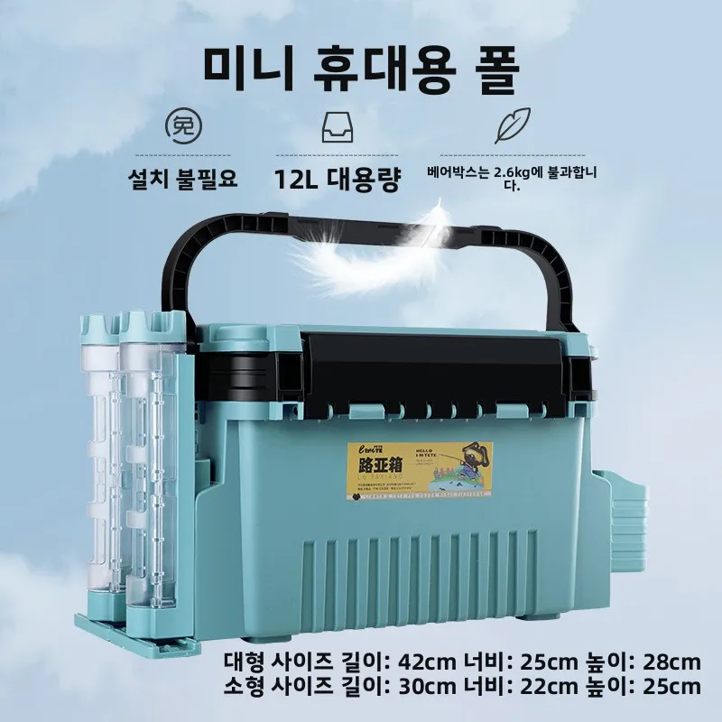 

Carpfishing Plastic Goods Organizer Tool Storage Accessories Equipment Lures Boxes Tackle Box Bag Fishing Carp Toolbox Suitcase
