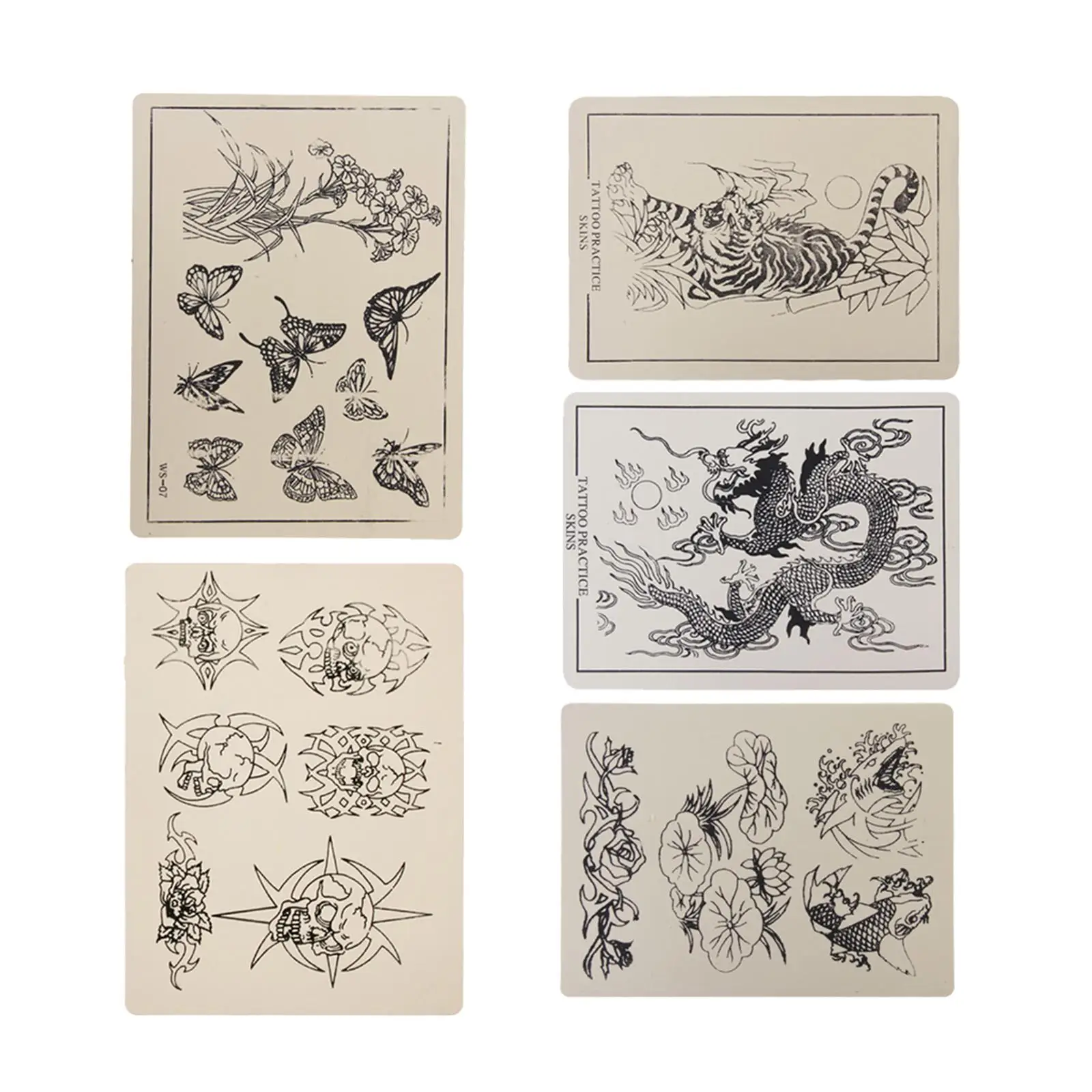 

Tattoo Practice Skin High Quality Patterned Artificial Skin Tattoo Equipment Learning Pad for Art Makeup and Studio