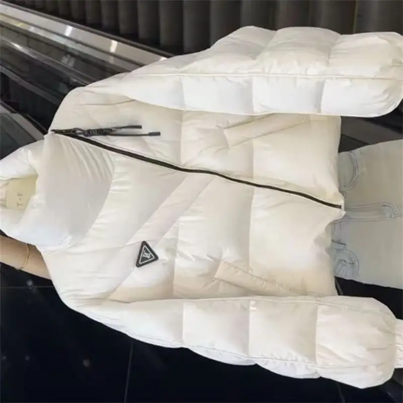 

Модная зимняя короткая парка нестандартного дизайна, женская куртка на пуху с хлопковой подкладкой, женское повседневное универсальное теплое пальто, женское