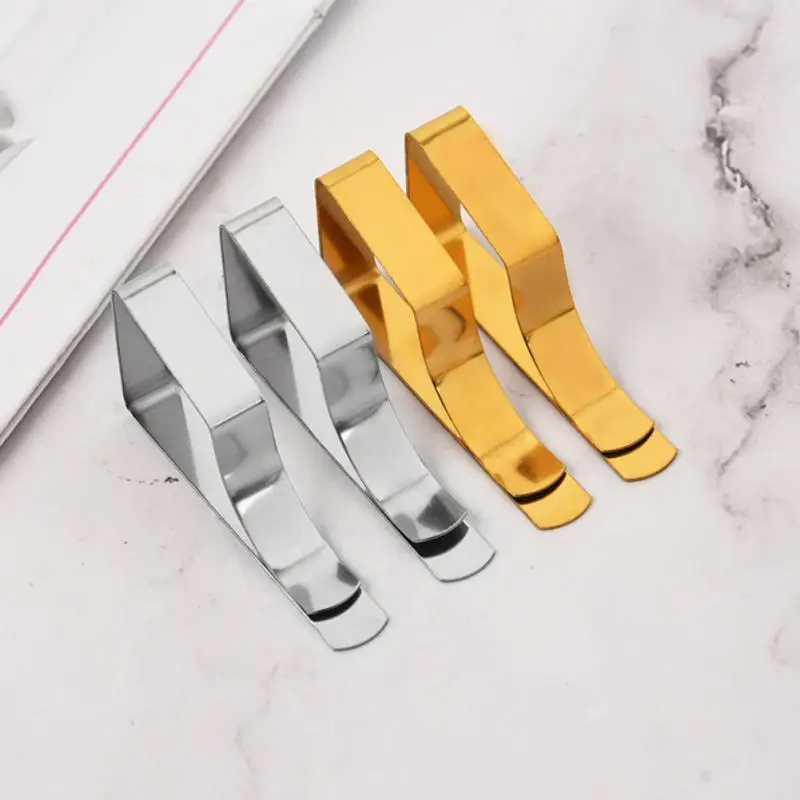 Stainless Steel Versatile Convenient Outdoor Must-have Durable Stainless Steel Clamps Tablecloth Clips Securely Hold Reliable