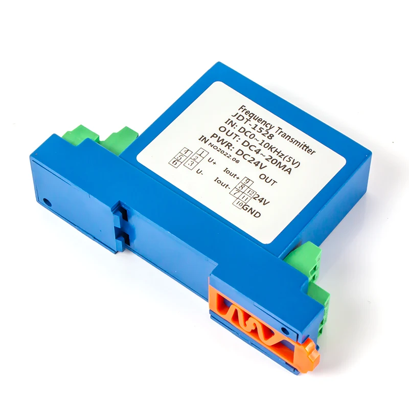 Transmisor convertidor de señal de frecuencia, instrumento de medición de frecuencia, 4-20mA, 0-10V, 0-5V, 45-55HZ, 50-60HZ, 0-100HZ