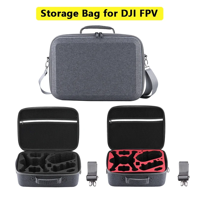 Bolsa de armazenamento para dji fpv drone, bolsa de proteção à prova d'água de nylon, bolsa de ombro portátil, acessórios de bolsa