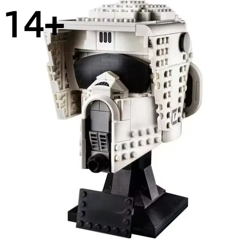 471 قطعة صالح 75305 الكشفية جندي خوذة اللبنات نموذج الطوب ستار خطة عمل أرقام لعب الاطفال هدايا عيد الميلاد #3